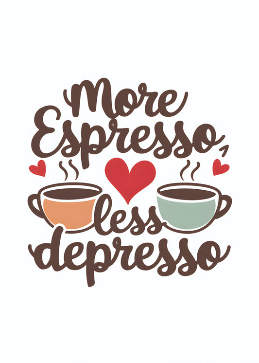 More espresso less depresso
