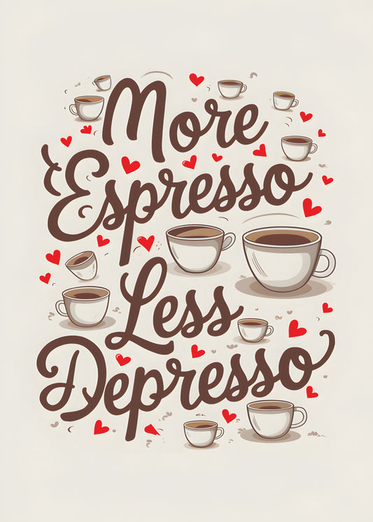 More espresso less depresso 2